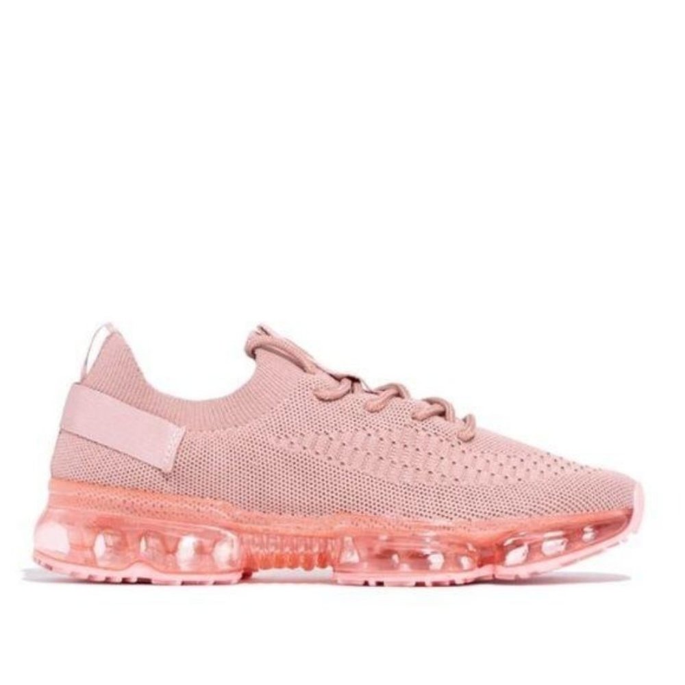 !! RESTOCKED !! Slip On Flyknit Sneakers in Beige - Picture 8 of 9